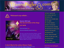 Tablet Screenshot of diannepegler.com